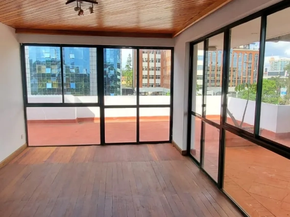 scenic 3 bedroom penthouse apartment for rent in rhapta westlands living area angle b