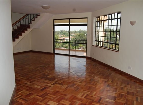 wooden floors | Picturesque 5-Bed Penthouse Apartment in Rhapta For Rent